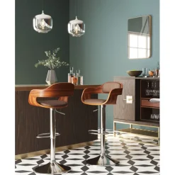 Tabouret de bar Monaco choco>KARE Design Outlet