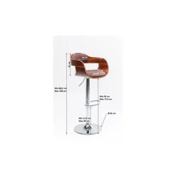 Tabouret de bar Monaco choco><noscript><img width=