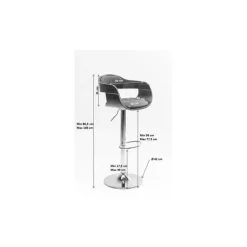 Tabouret de bar Monaco nougat><noscript><img width=