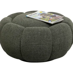 Tabouret Peppo Bloom Melange vert Ø72m>KARE Design Discount