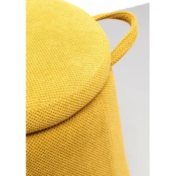 Tabouret Thimble  jaune Ø51cm><noscript><img width=