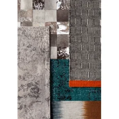 Tapis Cosmo Fur Gris-Brun 170x240cm><noscript><img width=