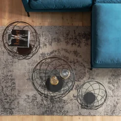 Tapis Kelim Pop gris 170x240cm>KARE Design