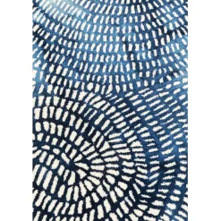 Tapis Stamp bleu 170x240cm>KARE Design New