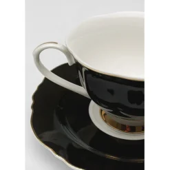Tasse à café Harlequin noir (2 pcs.)>KARE Design