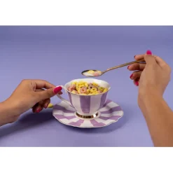 Tasse à café Harlequin violet (2 pcs.)>KARE Design Best