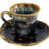 Tasse à espresso Lio bleu nuit (2-parts)>KARE Design Hot