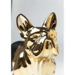 Tirelire Bulldog doré-noir><noscript><img width=