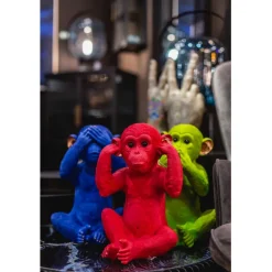 Tirelire Monkey Iwazaru citron vert>KARE Design Best