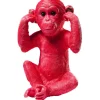 Tirelire Monkey Kikazaru rouge>KARE Design New