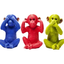 Tirelire Monkey Mizaru bleu>KARE Design Best