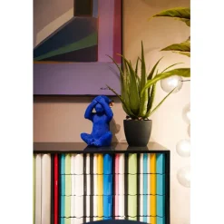 Tirelire Monkey Mizaru bleu><noscript><img width=
