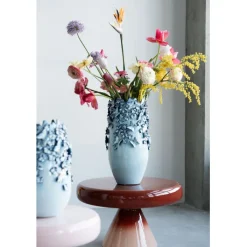 Vase Butterflies bleu clair 50cm><noscript><img width=