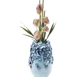 Vase Butterflies bleu clair 35cm>KARE Design Sale