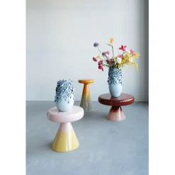 Vase Butterflies bleu clair 35cm><noscript><img width=
