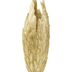 Vase Feathers doré 91><noscript><img width=