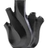 Vase Flame noir 25cm>KARE Design Discount