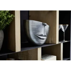 Vase Half Face anthracite 31cm><noscript><img width=