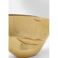 Vase Half Face doré 46cm><noscript><img width=