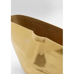 Vase Half Face doré 46cm><noscript><img width=