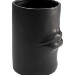 Vase Labbra noir 22cm>KARE Design New