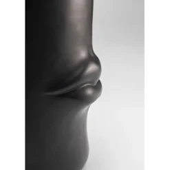 Vase Labbra noir 22cm><noscript><img width=