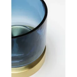 Vase Lumi bleu 18cm><noscript><img width=