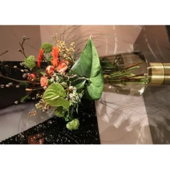 Vase Noble Ring marron 40cm><noscript><img width=