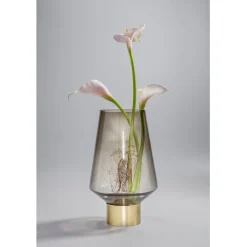 Vase Noble Ring marron 40cm><noscript><img width=