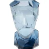 Vase Prisma Face bleu 30cm>KARE Design Outlet