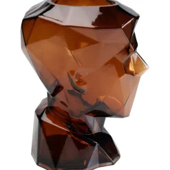 Vase Prisma Face marron 30cm><noscript><img width=
