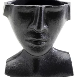 Vase Rostro noir 17cm><noscript><img width=