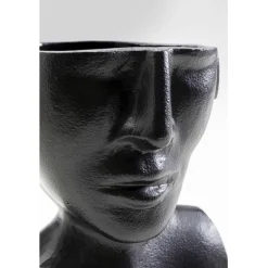 Vase Rostro noir 17cm><noscript><img width=