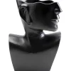 Vase Rostro Side noir 27cm>KARE Design Clearance