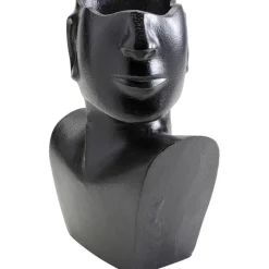 Vase Rostro Side noir 27cm>KARE Design Clearance