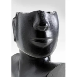 Vase Rostro Side noir 27cm><noscript><img width=