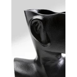 Vase Rostro Side noir 27cm><noscript><img width=