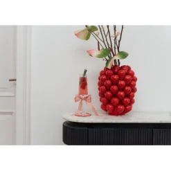 Vase Strawberries rouge 24cm><noscript><img width=