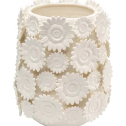 Vase Sunflowers blanc 30cm><noscript><img width=
