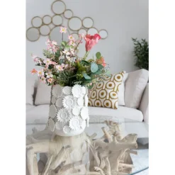 Vase Sunflowers blanc 30cm>KARE Design Outlet