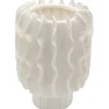 Vase Viento blanc 26cm>KARE Design Online