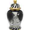 Vase Zebra Face 38cm>KARE Design