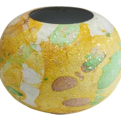 Vase Zumba jaune 23cm><noscript><img width=