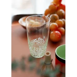 Verre à eau Confetti vert 15 cm>KARE Design Discount