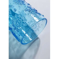 Verre à eau Ice Flowers bleu>KARE Design Online