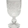 Verre à vin Ice Flowers clair>KARE Design Clearance